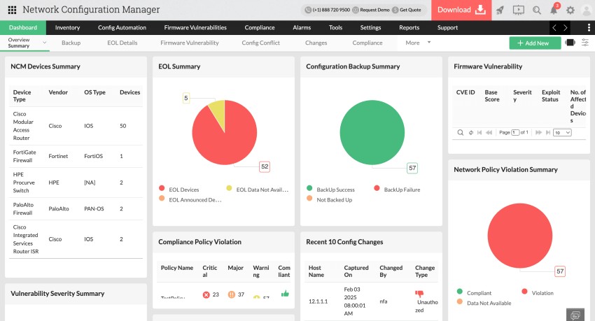 Configuration Drift? Not on our Watch in Networks
