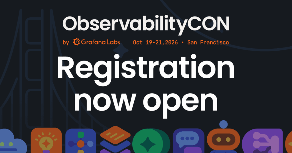 ObservabilityCON 2026: Register today and preview this year's agenda
