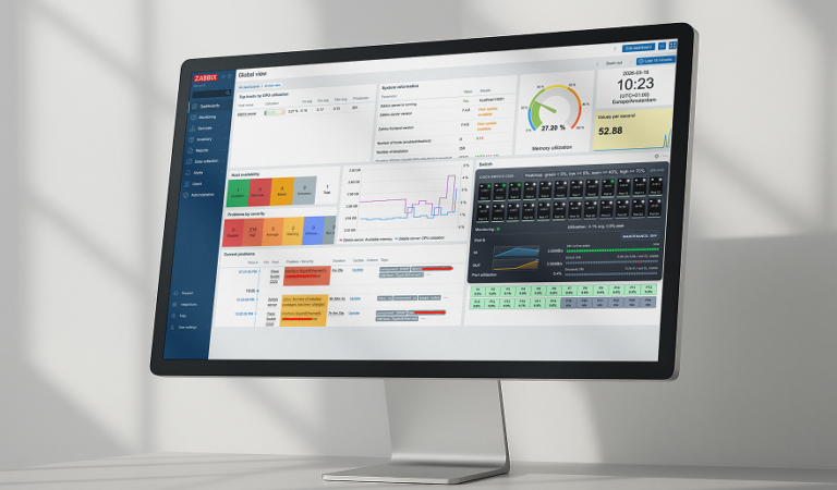 Port Monitoring with the Zabbix Widget Switch