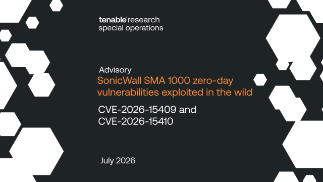 SonicWall CVE-2026-15409 and CVE-2026-15410 zero-day exploited