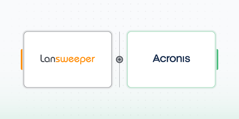Acronis-Lansweeper-Integration