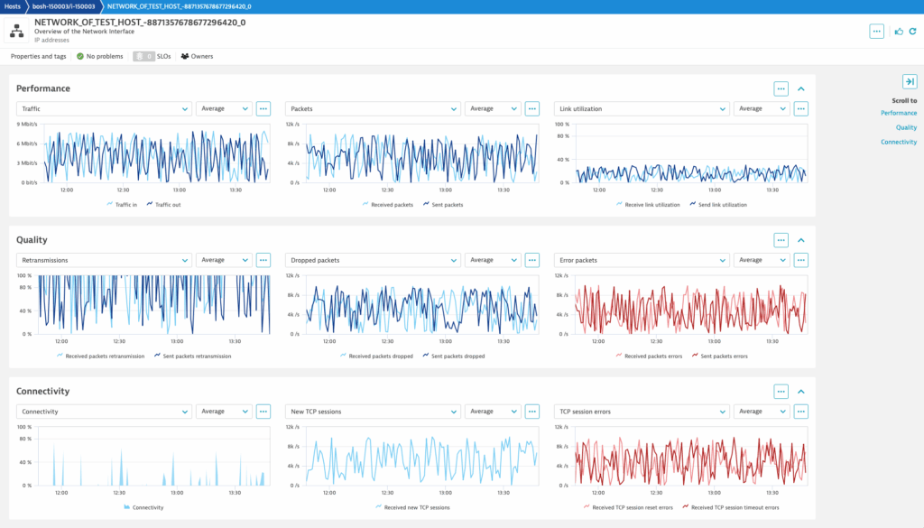 Network Interface page