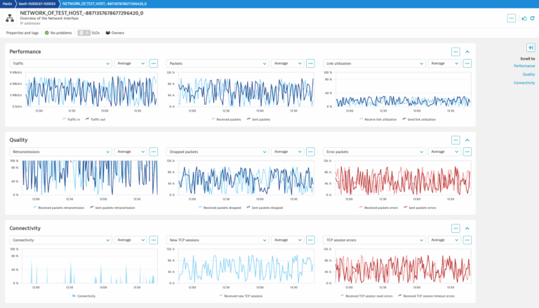 Network Interface page