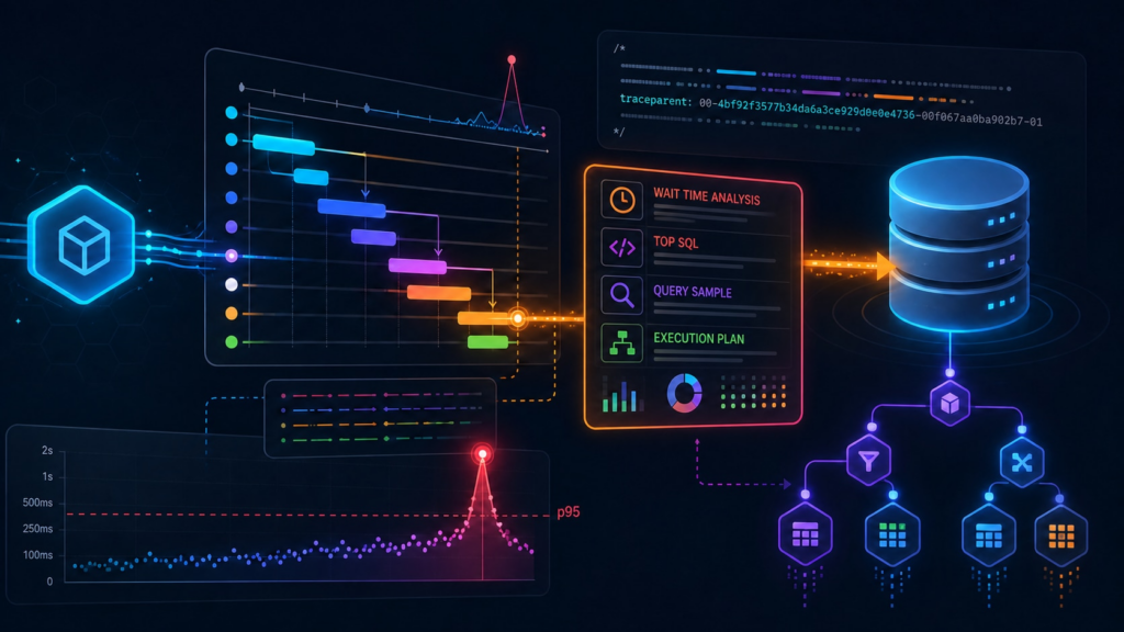 Closing the Observability Gap: Connecting Application Traces to Database Execution Plans 