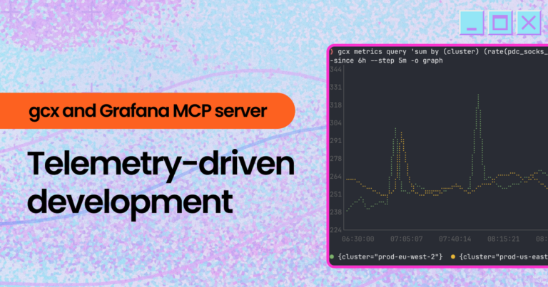 Telemetry-driven development: How to gain confidence in your coding agents' behavior with gcx and Grafana MCP